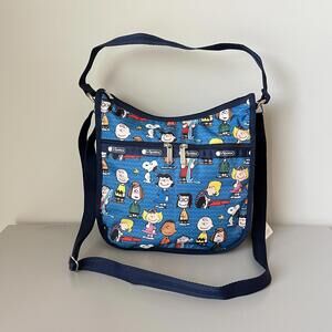 Lesportsac Snoopy Hobo Convertible Shoulder/Crossbody Bag NWT